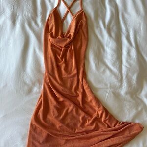Naked Wardrobe Orange Dress